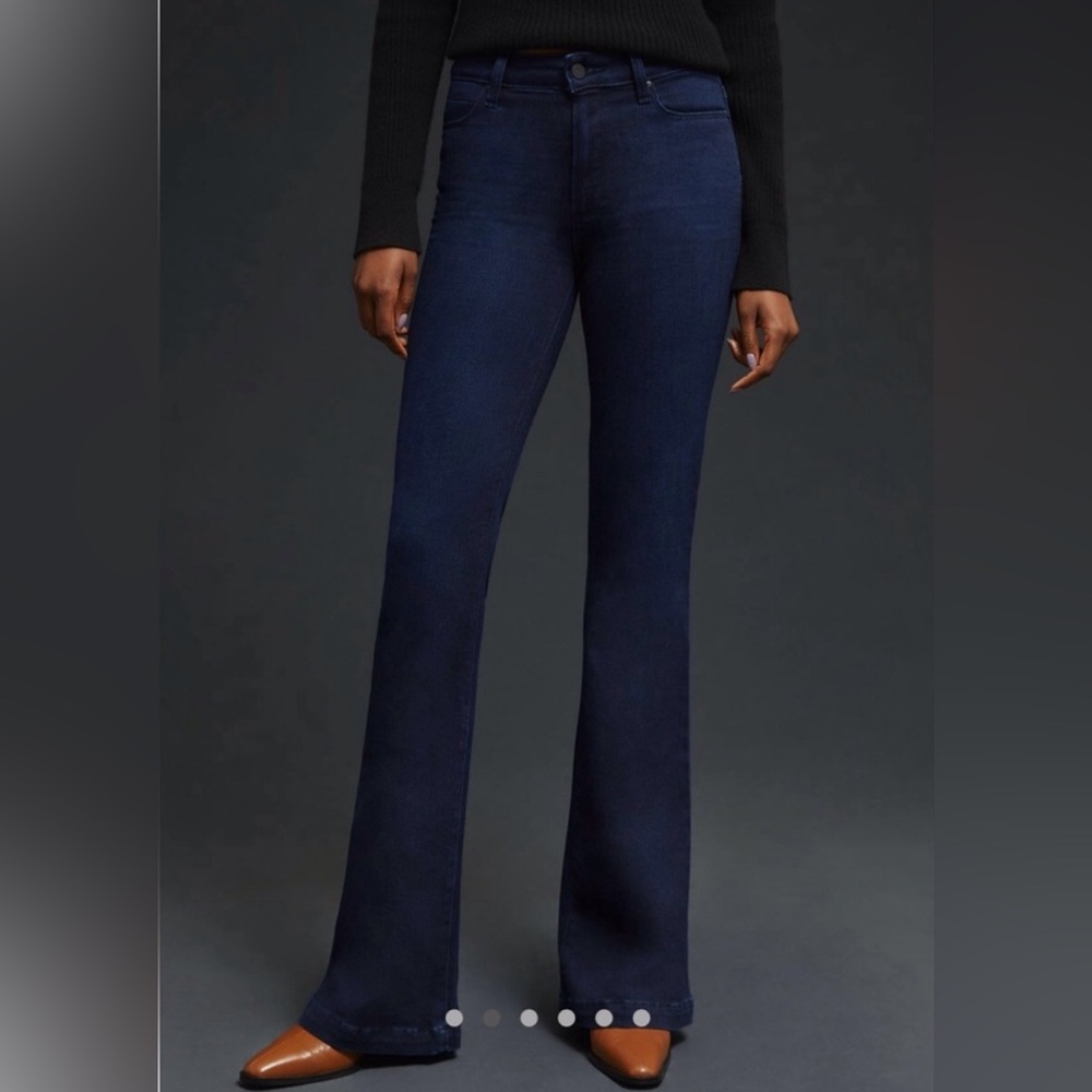 Paige Genevieve High-Rise Flare Jeans